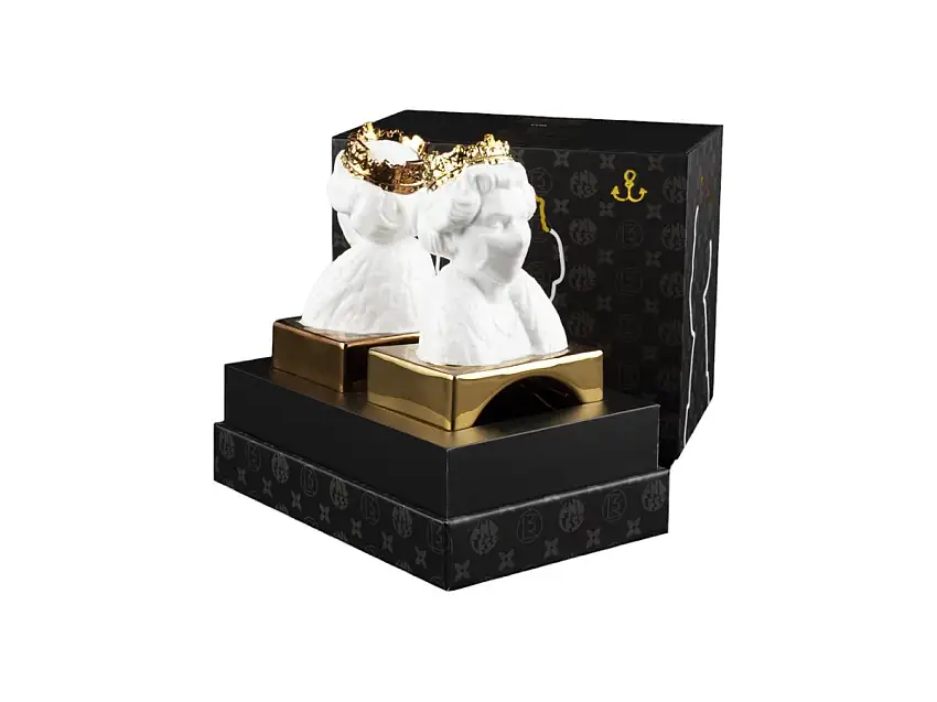Geminiano Cozzi Venezia 1765 Endless Portatovagliolo Set da 2 - Gift Box