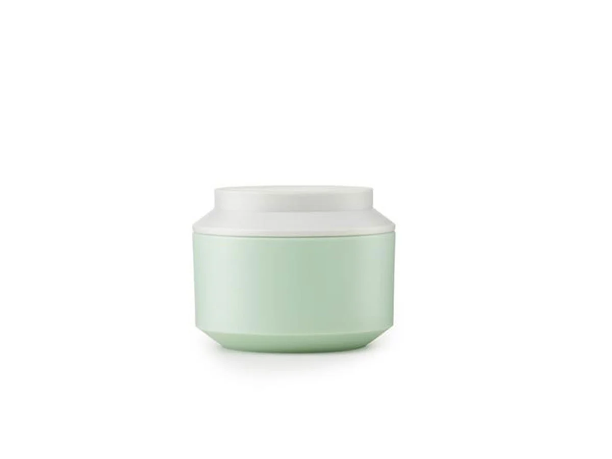 Normann Copenhagen Vaso Geo Barattolo con coperchio Ø10 Gelo/Menta