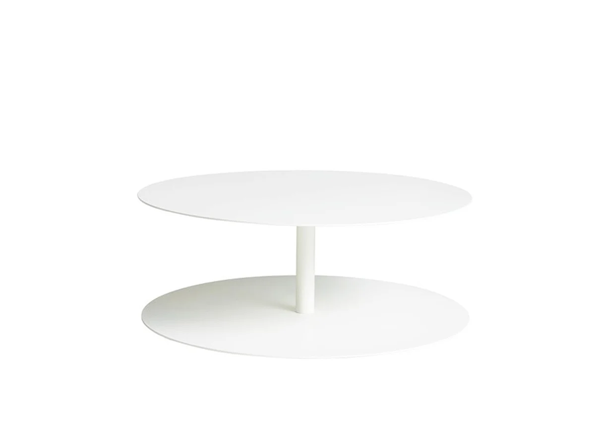 Cappellini Gong Tavolino H. 28 - Bianco