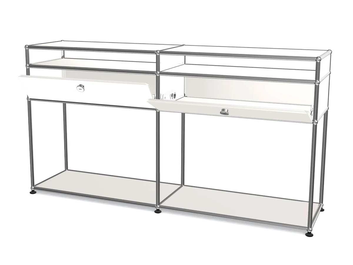 USM Haller Credenza - Bianco puro