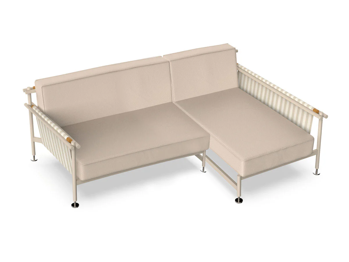 Vondom Hamptons Divano con Chaise Longue - Outdoor