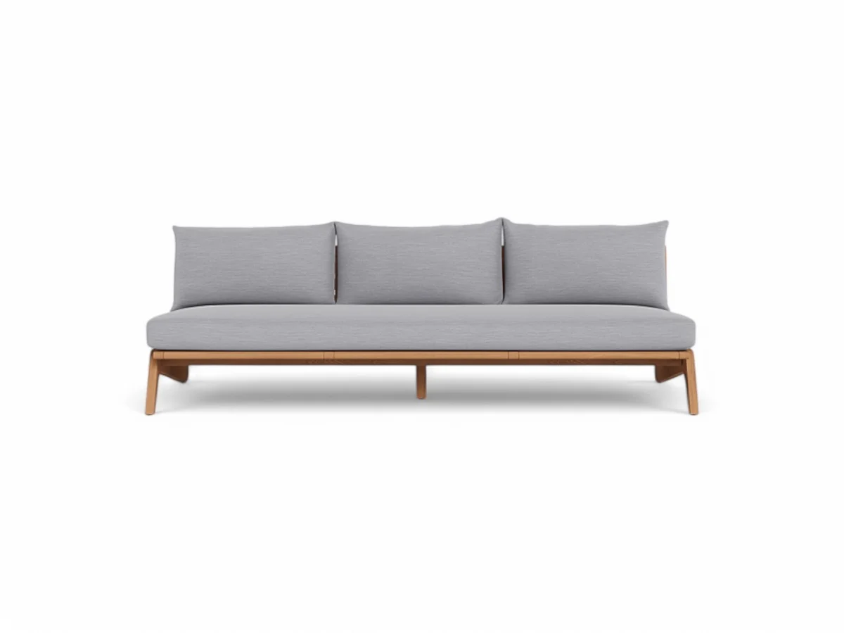 Harbour MLB Teak Divano 3 Posti