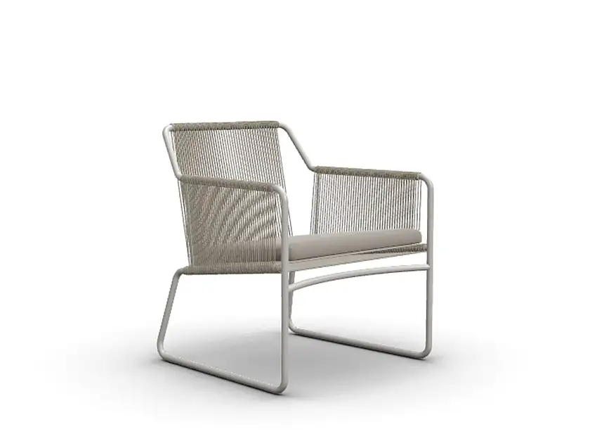 Roda Harp 368 Poltrona con Cuscino Seduta - Milk / Sand / Shore S23 Sand