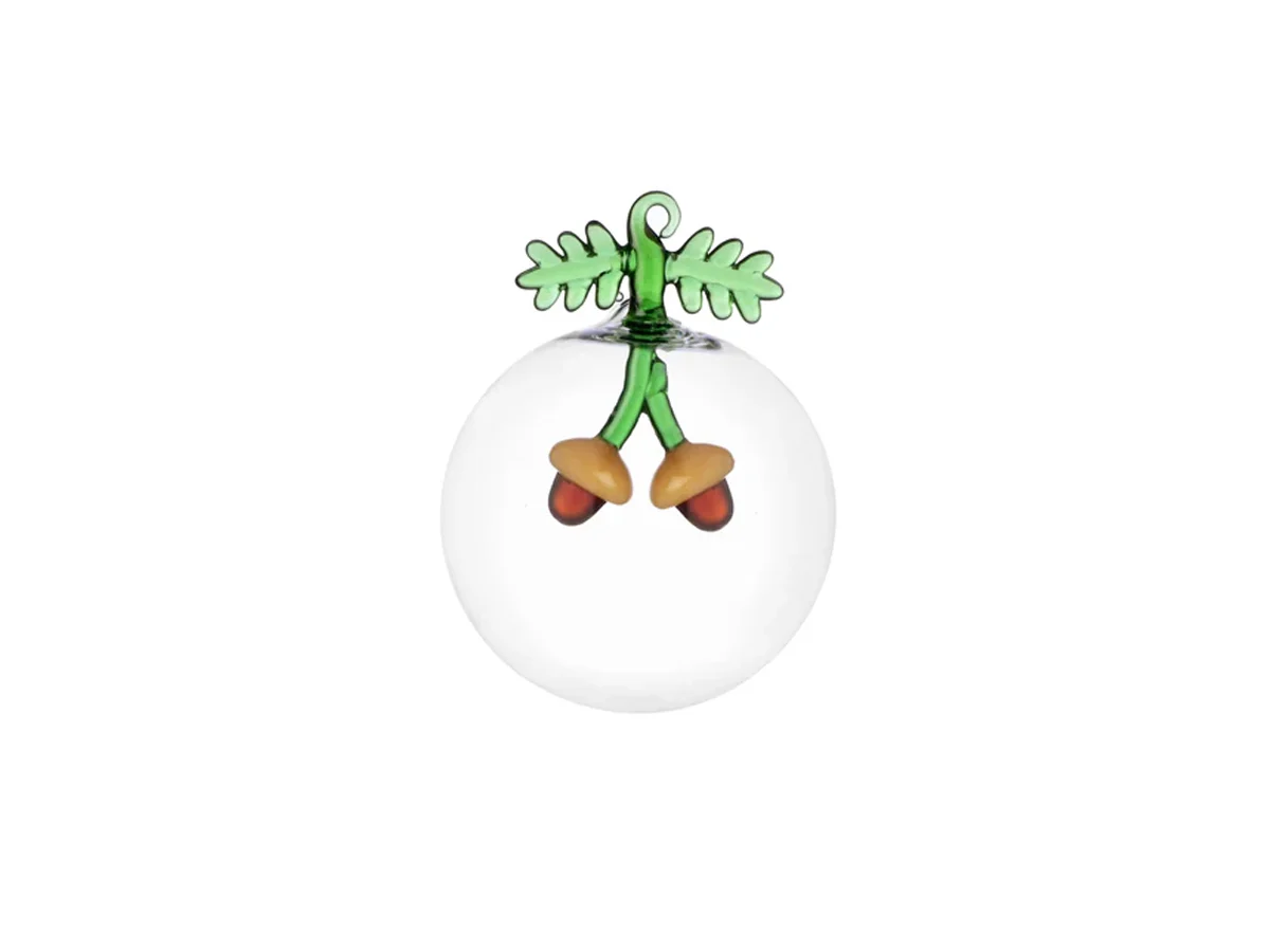 Ichendorf Acorns - Palla Natale Ghiande Interne - Set da 2