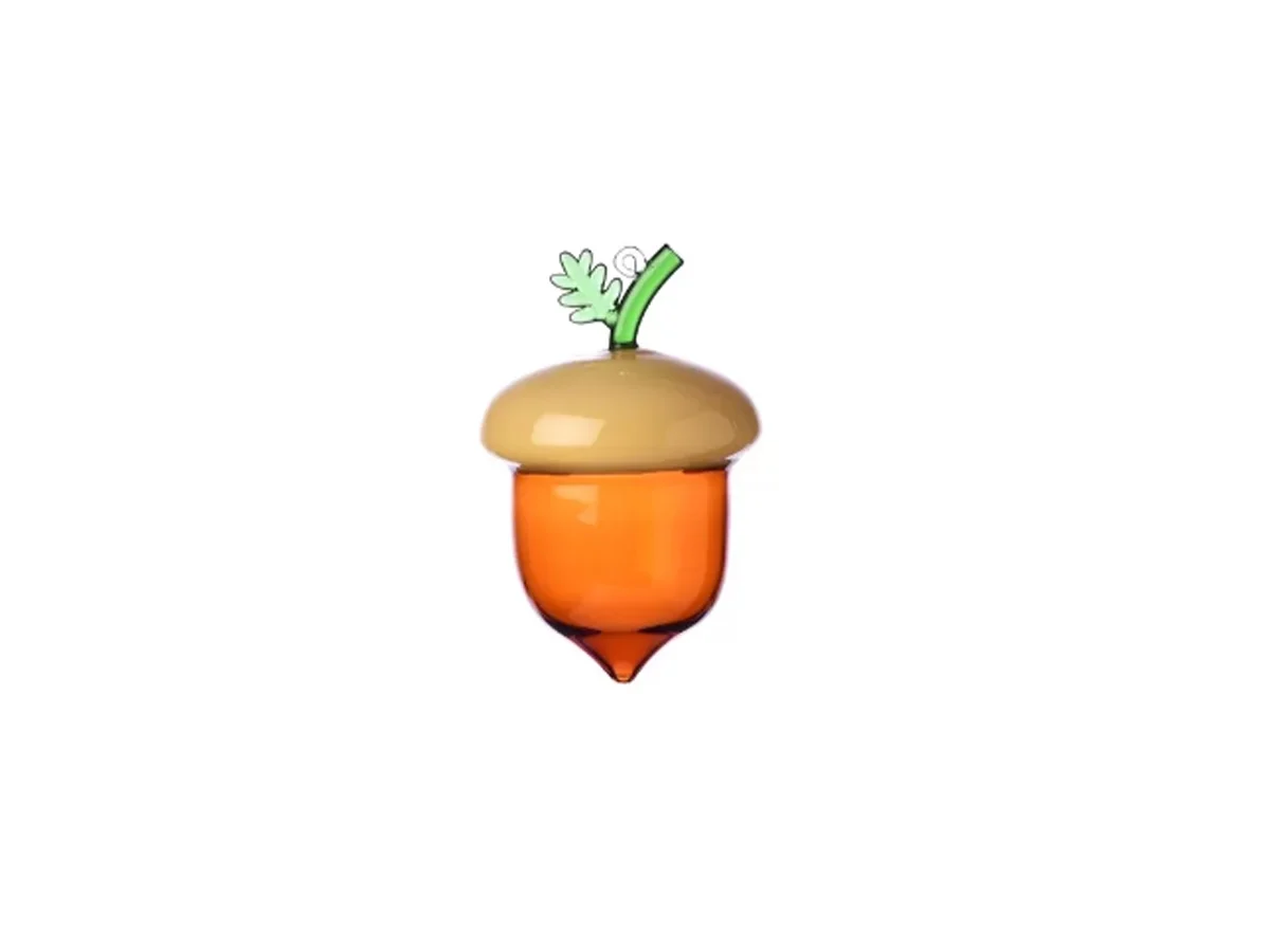 Ichendorf Acorns - Palla di Natale Ghianda Marrone - Set da 2