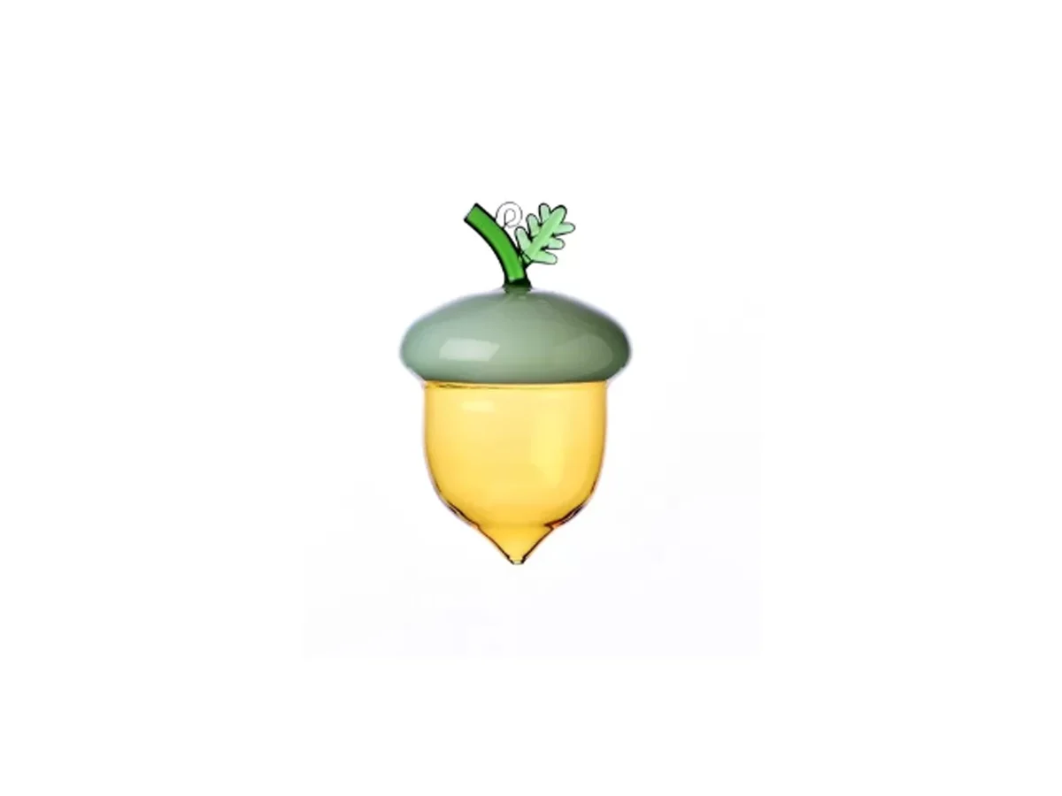 Ichendorf Acorns - Palla di Natale Ghianda Verde - Set da 2