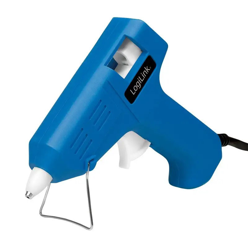 LogiLink Mini pistola per Colla a Caldo, 10W, blu - I-HK 78L