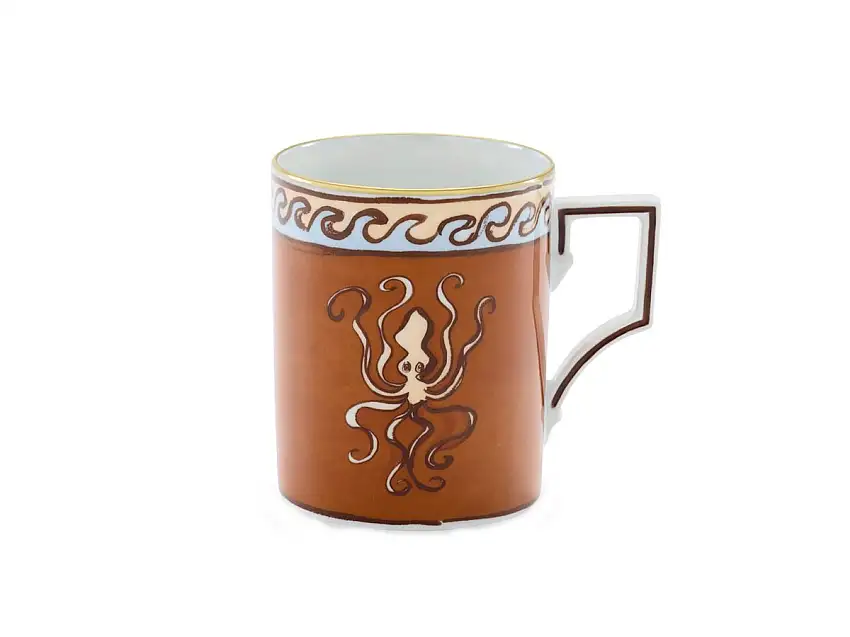 Ginori 1735 Il Viaggio di Nettuno Terracotta Tazza