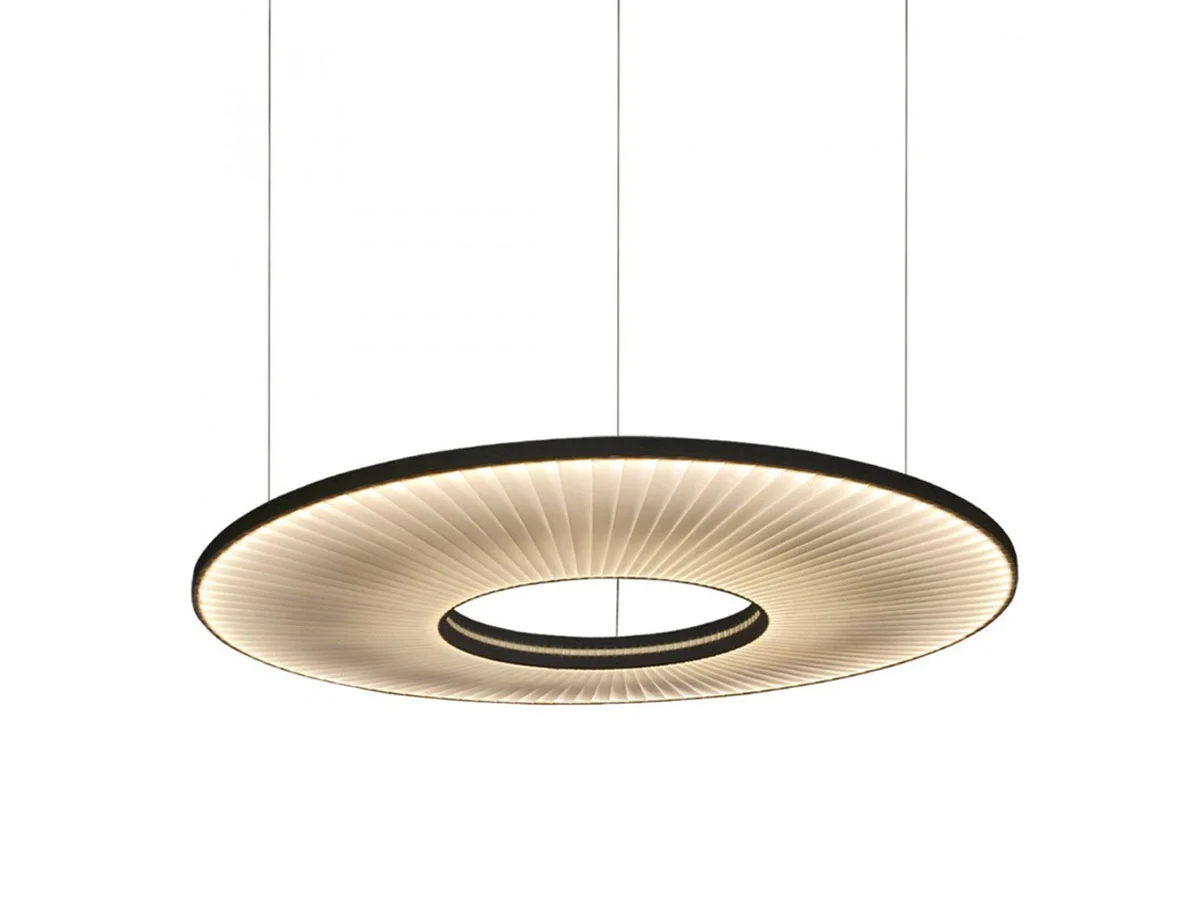 10 HEURES 10 by DCWéditions Iris Horizontal Mono Flusso Lampada a Sospensione