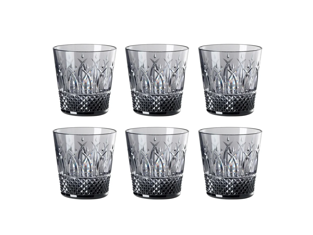 Marioluca Giusti Italia Set da 6 Bicchieri - Grigio