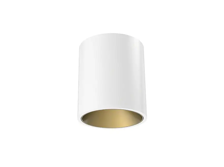 Flos Kap 80 Surface Lampada da Soffitto Round Optic Flood - Bianco/Oro
