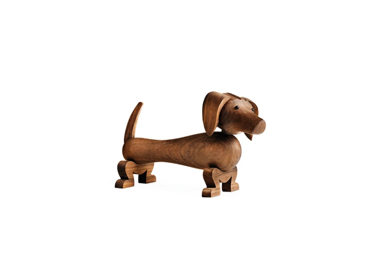 Kay Bojesen Dog Walnut – Scultura