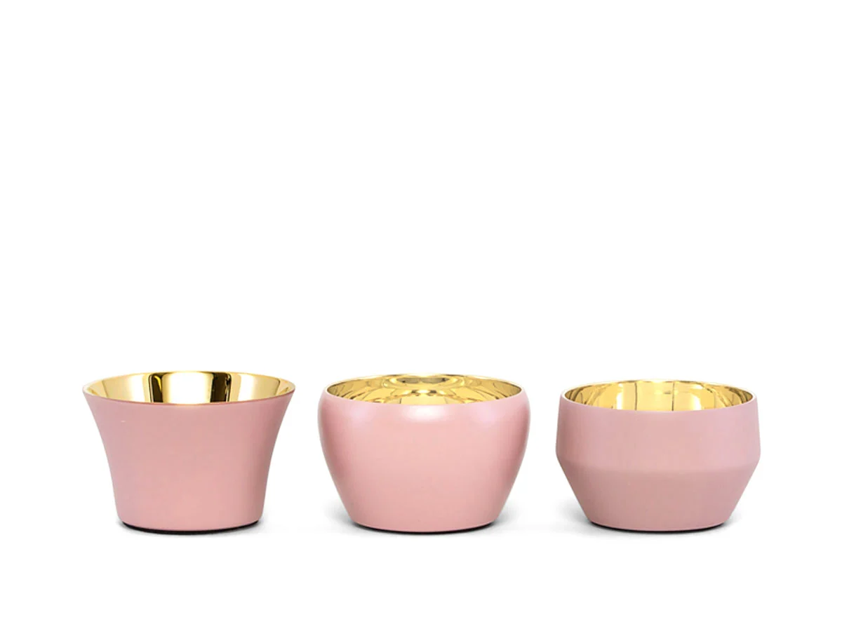 Skultuna Kin Tealights - Portacandele Set da 3