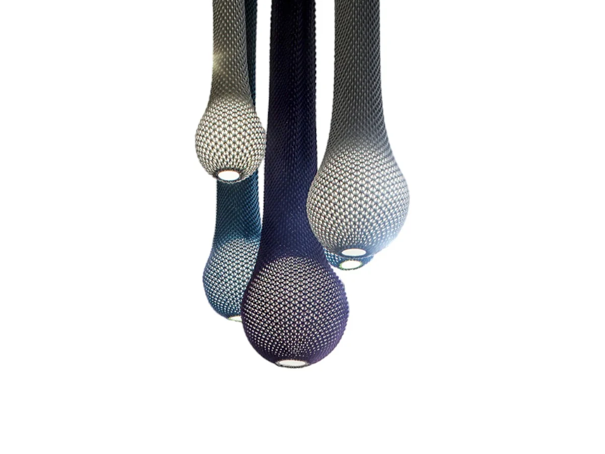 Ariel Zuckerman Knitted Dropped lampada a sospensione Set di 5