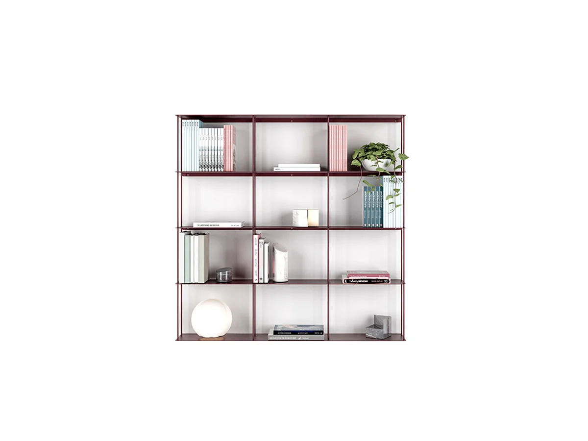 Kriptonite Krossing Libreria - Dark Red/L. 100 cm