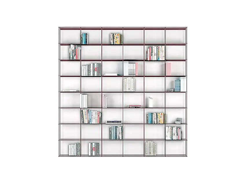 Kriptonite Krossing Libreria - Dark Red/L. 200 cm