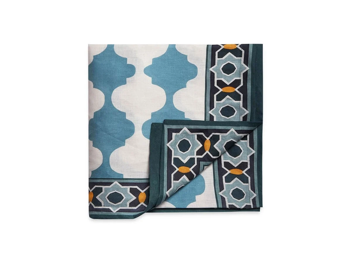 La DoubleJ Plaza Sky Blue Tovaglia Grande- 180x350 cm