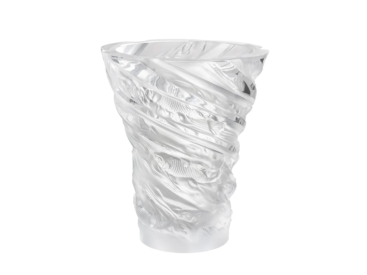 Lalique Carpes Koi Vaso