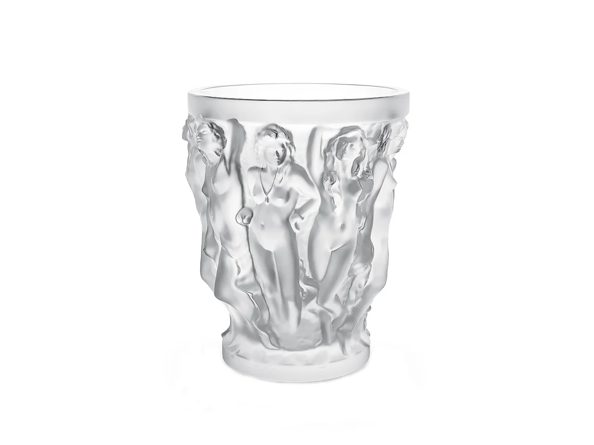 Lalique Sirènes Vaso H. 24 - Clear