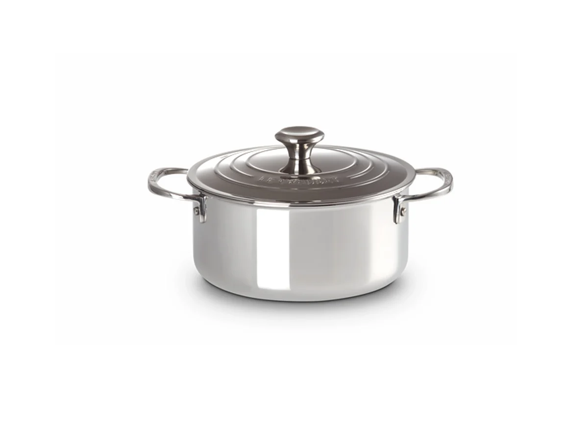 Le Creuset Signature Casseruola alta con coperchio in acciaio inox Ø 20 cm