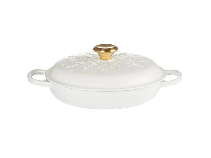 Le Creuset Tegame basso Rotondo Evolution Fiocco di Neve