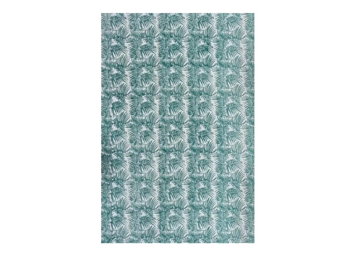 Les Ottomans Tovaglia in Cotone Stampata a Mano – IKB71