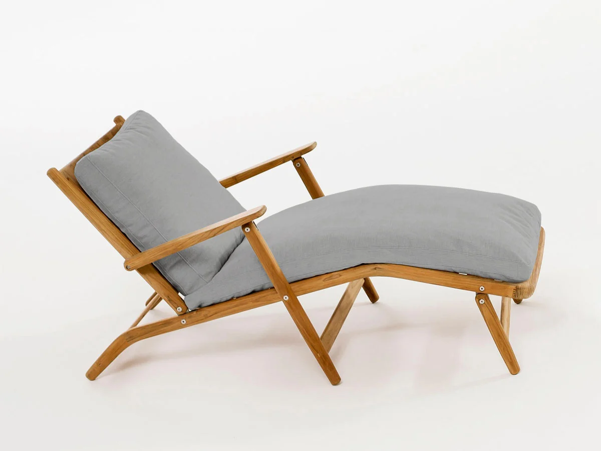 Roda Levante 008 Chaise Longue - Panama X02 Steel