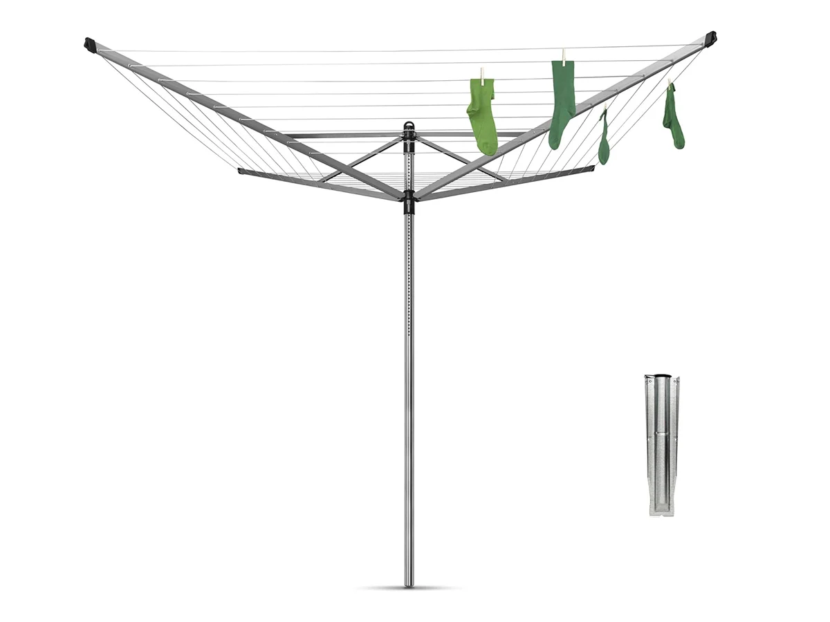 Brabantia Lift-O-Matic Stendibiancheria 50 m - Grigio metallizzato