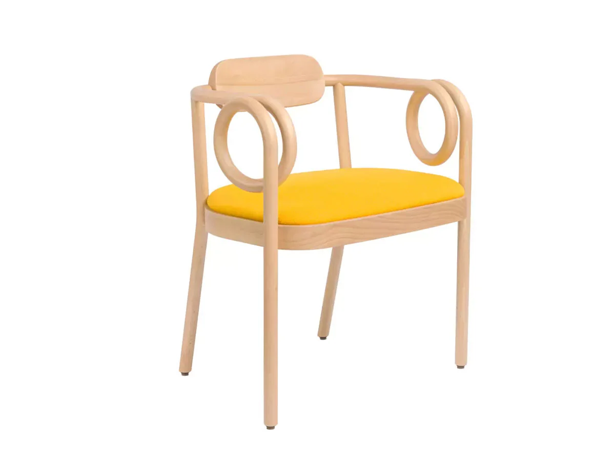 Wiener GTV Design Loop Dining Chair - Sedia B01 / Vidar 456