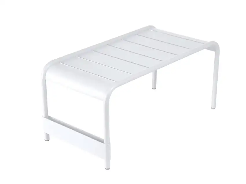 Fermob Luxembourg Tavolino Basso Grande / Panca - Bianco