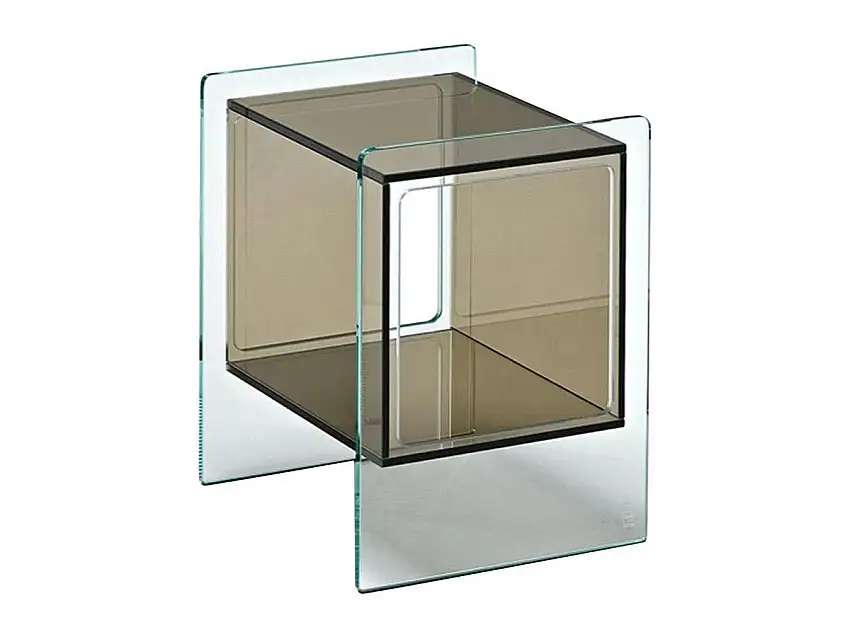 Fiam Magique Cubo Comodino H. 48 - Extralight/Bronzo