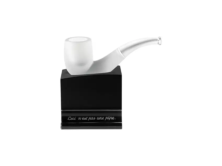 Lalique Magritte Pipe Oggetto Decorativo