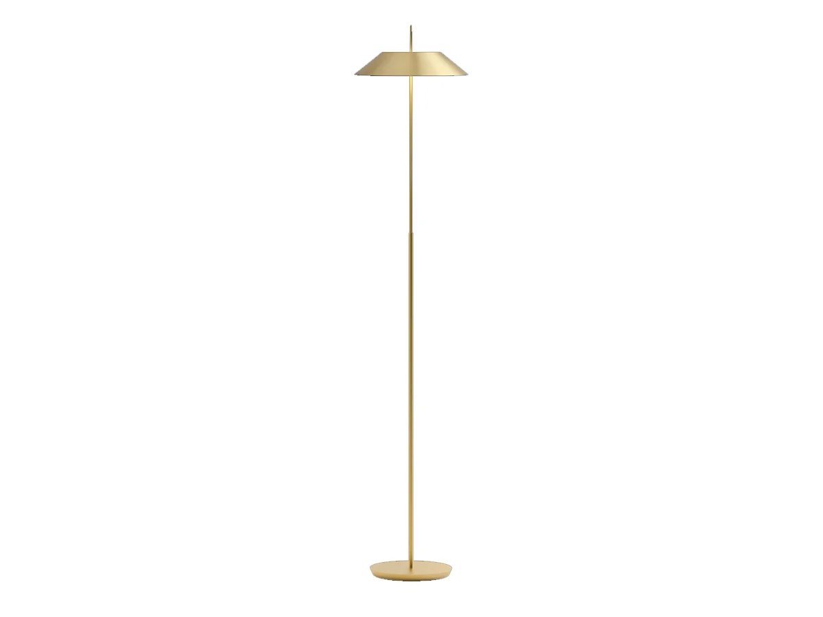 Vibia Mayfair Lampada da terra - Oro satinato
