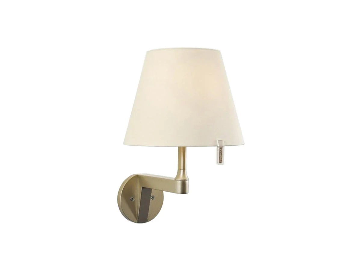 Artemide Melampo Lampada da Parete - Ecrù/Bronzo con Interruttore