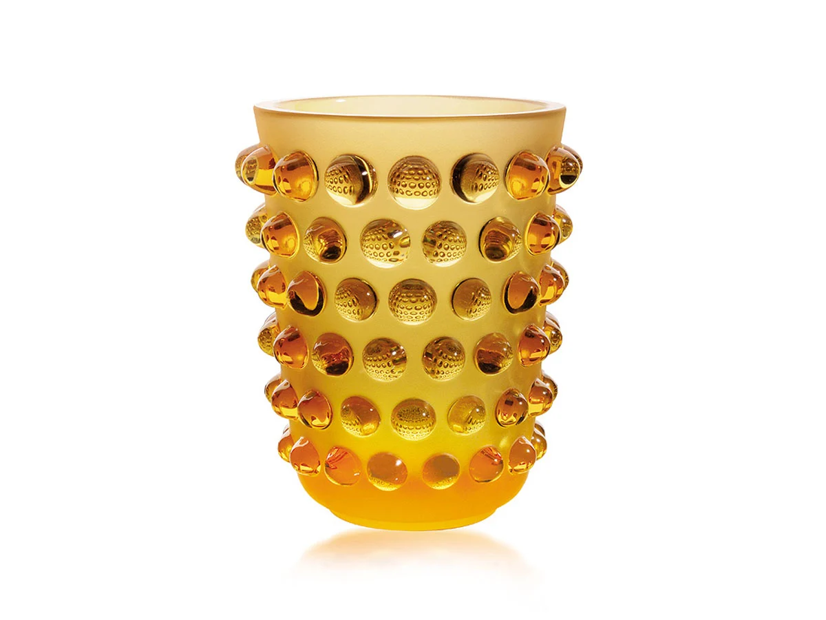 Lalique Mossi Vaso - Ambra