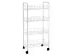 Carrello marca Home modello Winny 4c 41x26x79 Bianco