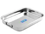 Rosticcera in acciaio Inox Home Cm 35x26 altezza 6 cm