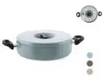 Tegame 2 Manici Antiaderente Marte Colori Assortiti Con Coperchio