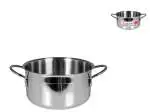 Casseruola HOME in acciaio Inox Ecopoint 2 Manici Cm 12