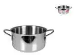 Casseruola HOME in acciaio Inox Ecopoint 2 Manici Cm 14