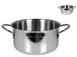 Casseruola HOME in acciaio Inox Ecopoint 2 Manici Cm 24