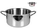 Casseruola HOME in acciaio Inox Ecopoint 2 Manici Cm 28