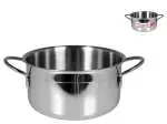 Casseruola HOME in acciaio Inox Ecopoint 2 Manici Cm 22
