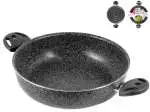 Tegame 2 Manici Antiaderente 'stone' Cm28 HOME in alluminio