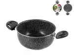 Casseruola 2 Manici Antiaderente 'stone' Cm18 HOME in alluminio