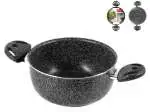 Casseruola 2 Manici Antiaderente 'stone' Cm26 HOME in alluminio
