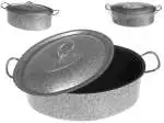 Casseruola Home ovale antiaderente salt N'pepper 32 cm con coperchio.