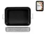 Rosticcera Home con anello antiaderente salt N'pepper 35x25 cm