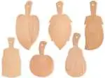 6x Home Taglierino Legno Forme Assortite