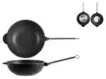 Wok H&H atiaderente pietra 32 cm